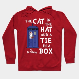 The Cat in the Hat and a Tie in a Box Hoodie